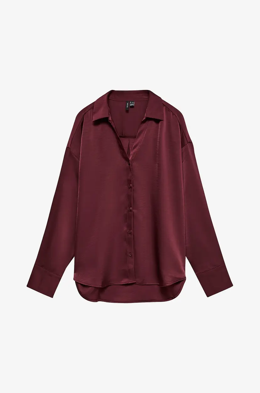 Vero Moda Skjorte Vmmiro Ls Shirt Wvn - Rød