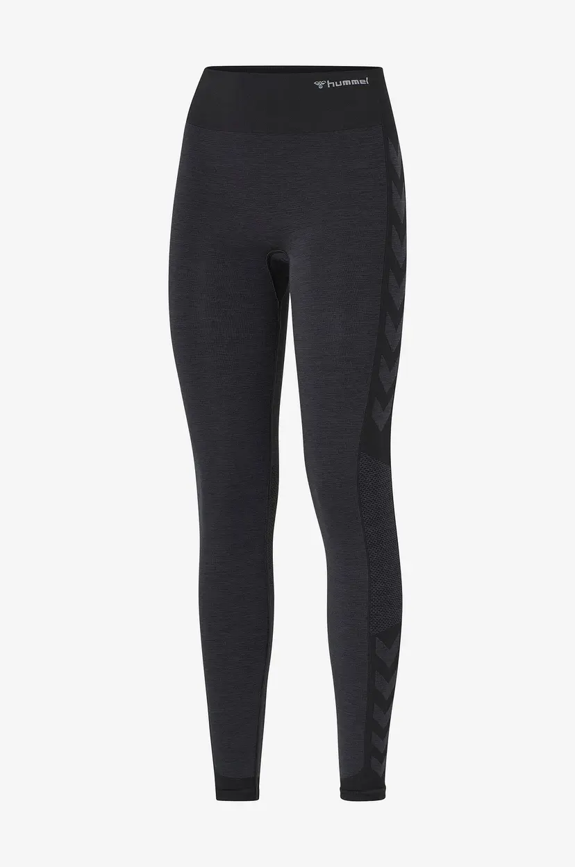 Hummel Treningstights hmlMT Shine Seamless MW Tights - Svart