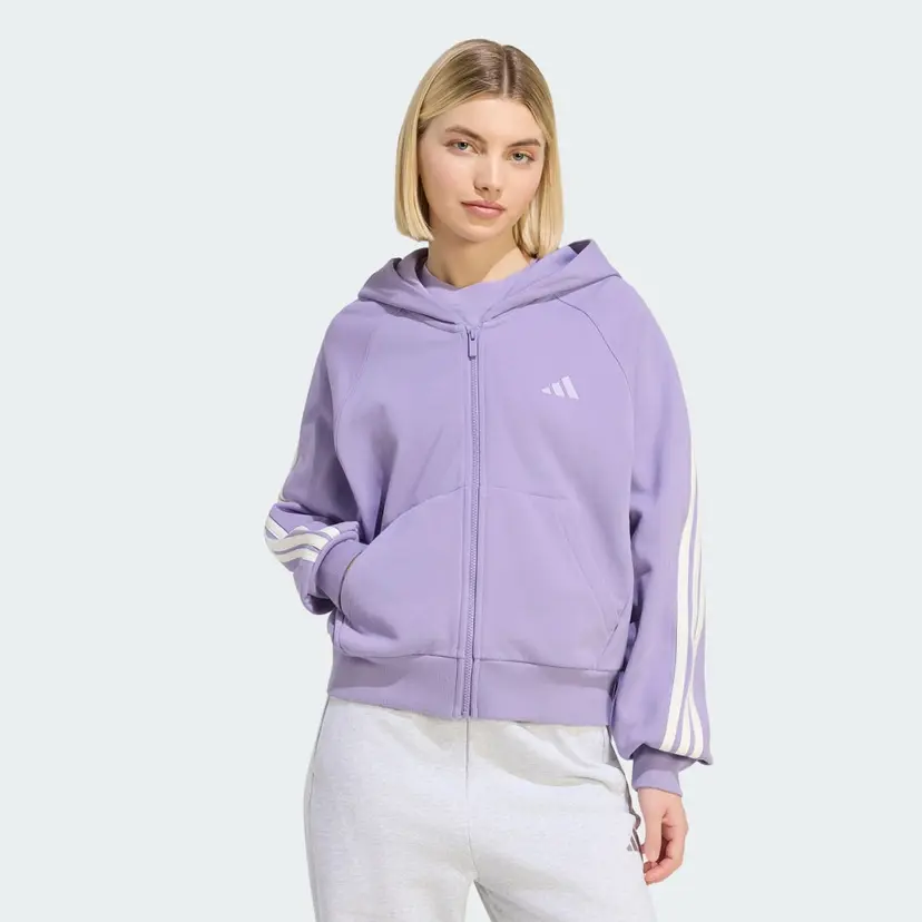 Adidas ADIDAS KIT 3-STRIPES FULL ZIP HETTEGENSER