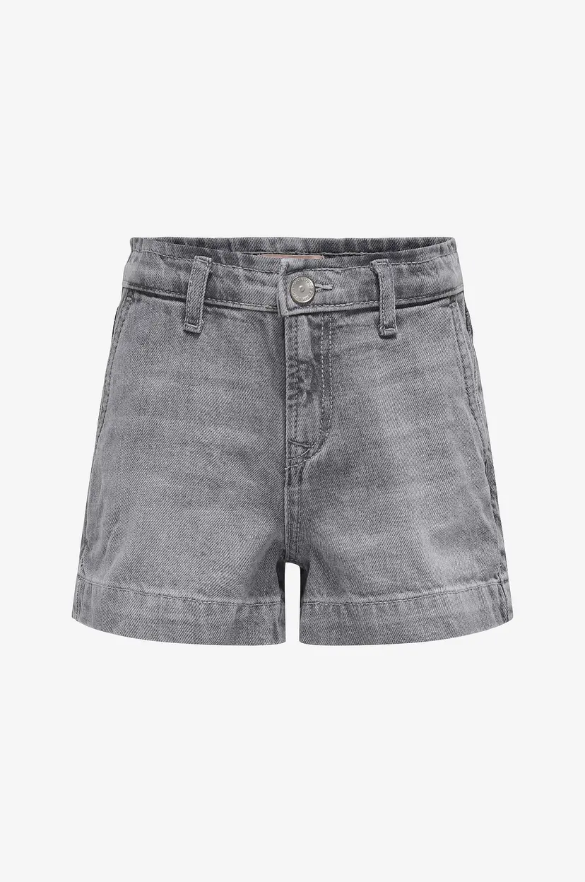 Kids Only Jeans-shorts kogComet Wide Shorts Dnm Mat624 - Grå