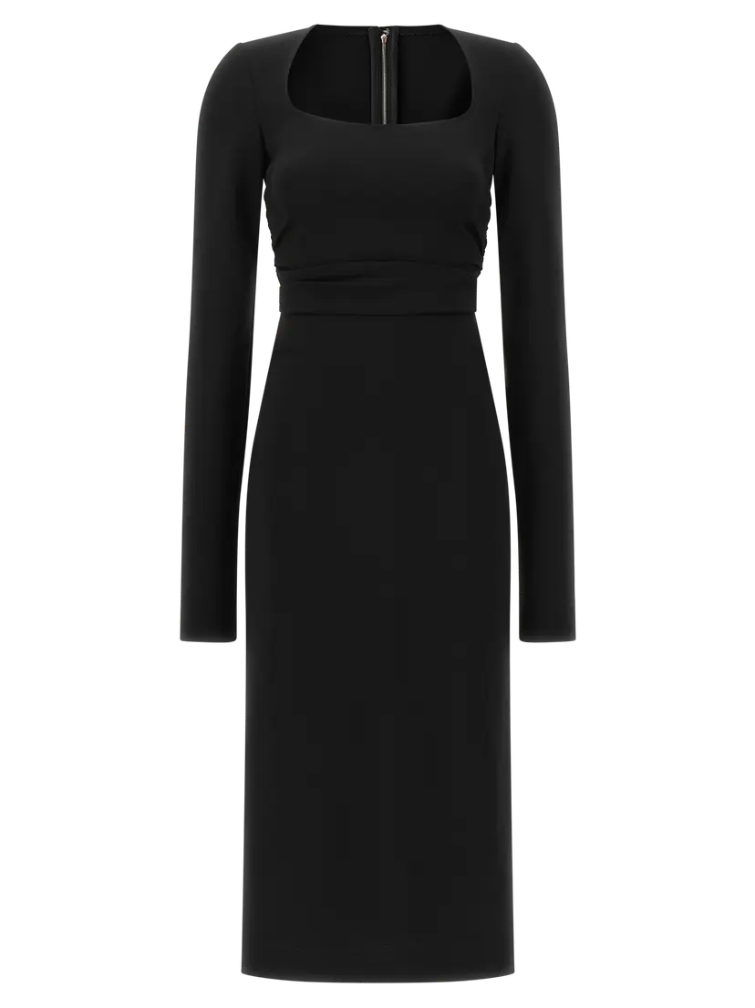 Dolce & Gabbana Dolce & Gabbana Midikjoler – Svart