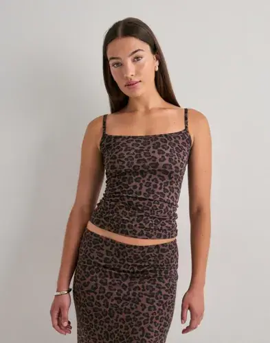 Nelly Nelly - Brun - Soft printed singlet