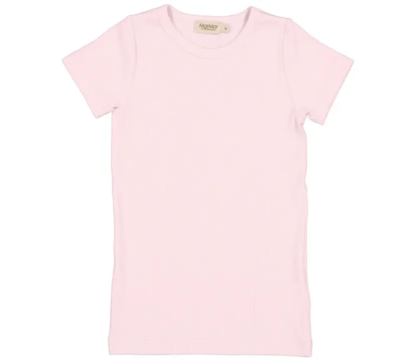 Marmar Copenhagen MarMar T-skjorte Modal Fine Rib Tago Lys Rosa (98 /3 år)