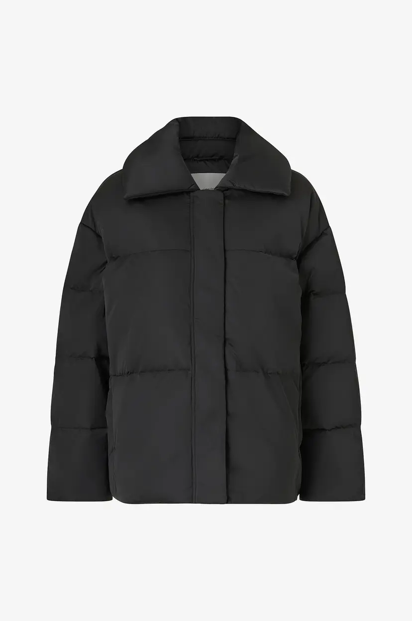 Calvin Klein Jakke MW Padded Satin Jacket - Svart