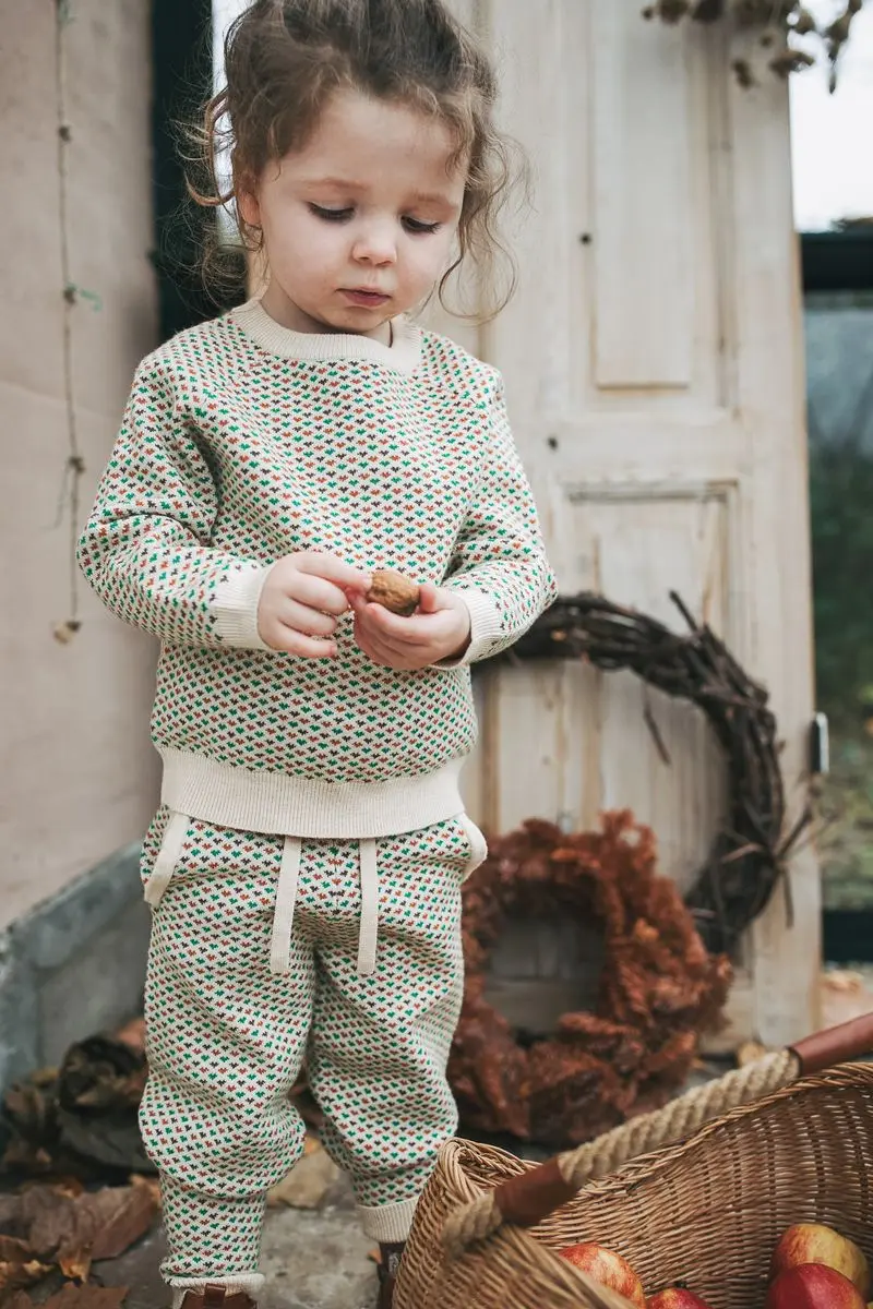 Fliink Fliink Alon Multi Pullover Knit Sandshell (92 / 2 år)
