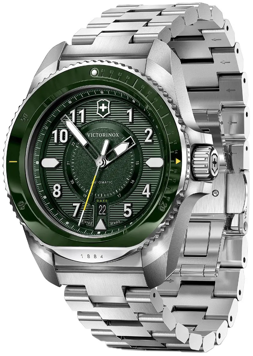 Victorinox Victorinox Herreklokke 242015 Journey 1884 Grønn/Stål Ø44 mm