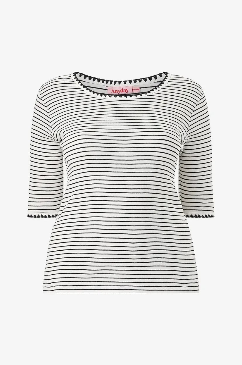 Anyday Topp Any-Jade 436 - T-shirt - Hvit