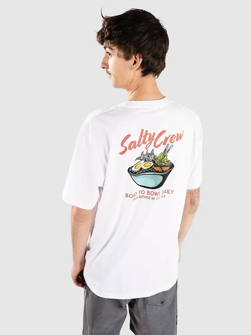 Salty Crew Salty Crew Fish Bowl T-skjorte hvit