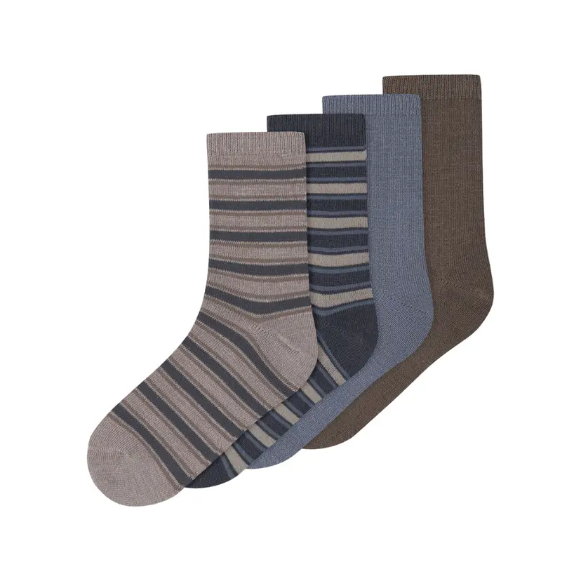 NAME IT Name It - Sokker i Ull/ Bomull Wak Folkstone Gray