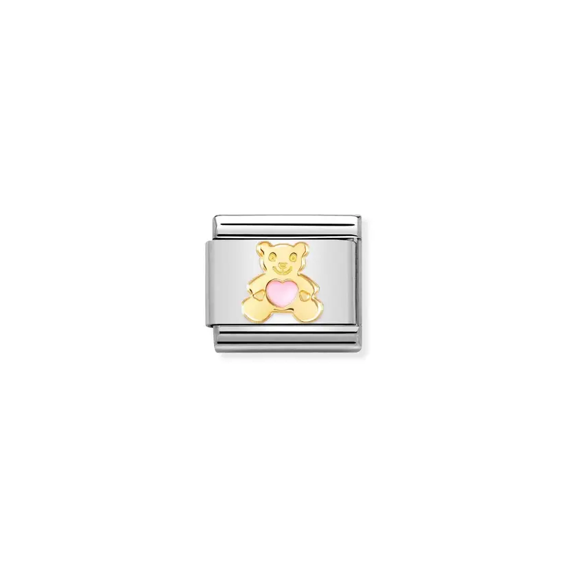 Nomination Pink Bear Gold