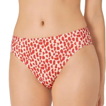 Sloggi Sloggi Koh Tachai High Leg Bikini Brief Rød/Hvit  Small Dame