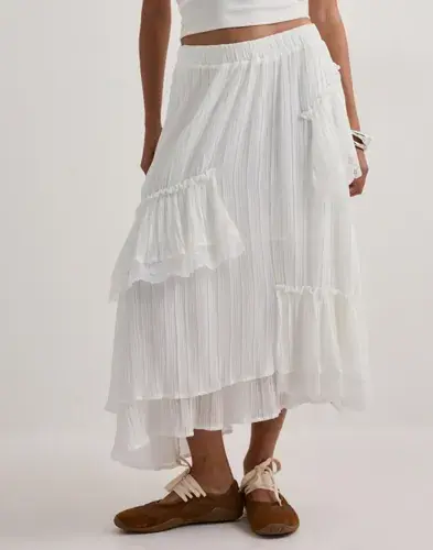 Vero Moda Vero Moda - Hvit - Vmfeline Nw 7/8 Skirt Exp