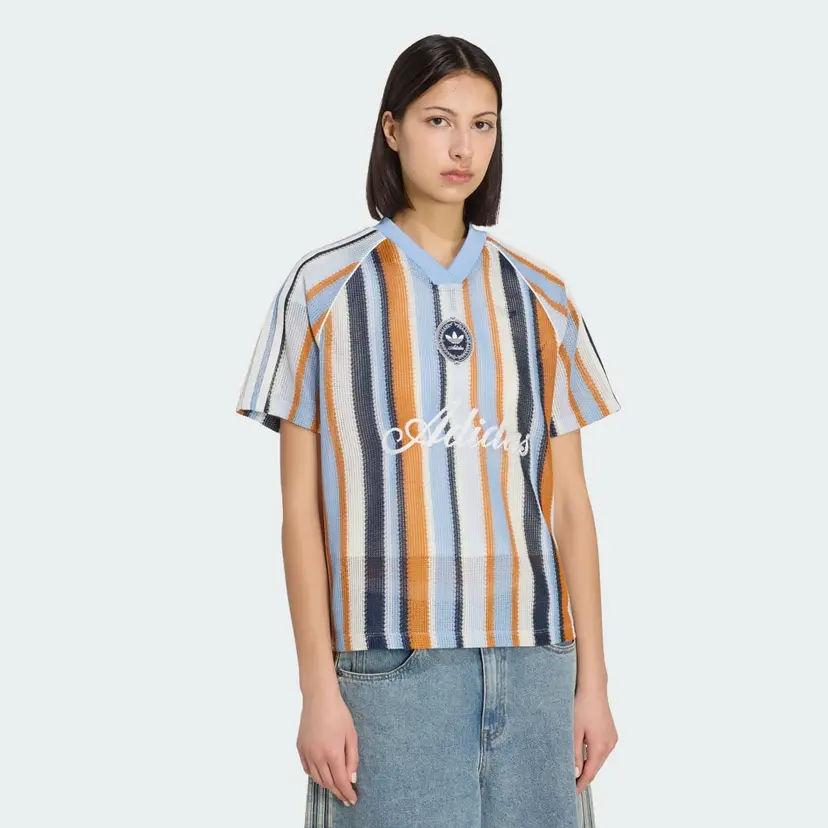 Adidas ADIDAS ORIGINALS SUMMER GLOW KNITTED OVERSIZED TRØYE