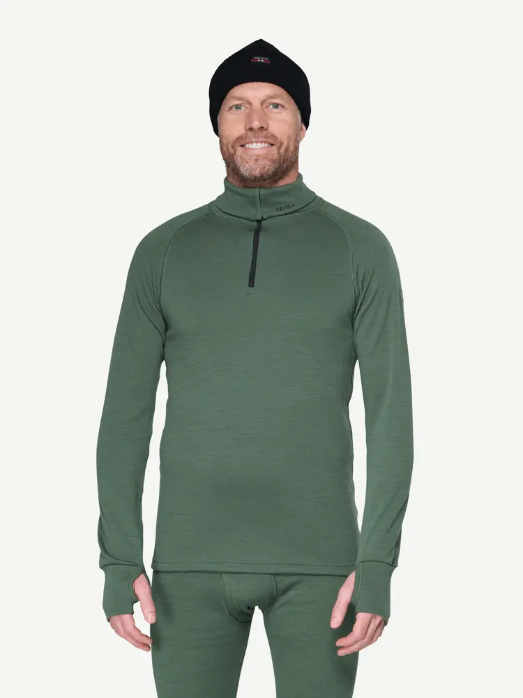 Devold Devold - Expedition Merino 235 Zip Neck Herre - Large - Grønn
