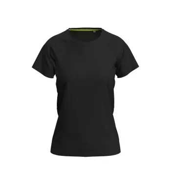 Stedman Stedman Active 140 Raglan For Women Svart polyester Medium Dame