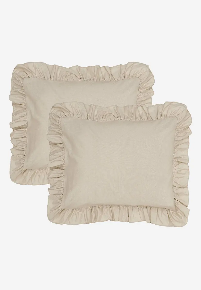 Cellbes of Sweden Putetrekk med volang 50x60 cm Økologisk bomull 2-pack