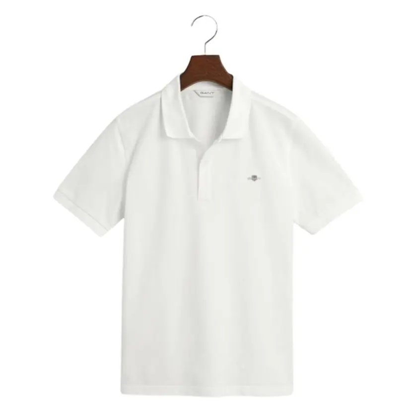 GANT Gant - Poloskjorte Shield Pique White Jr