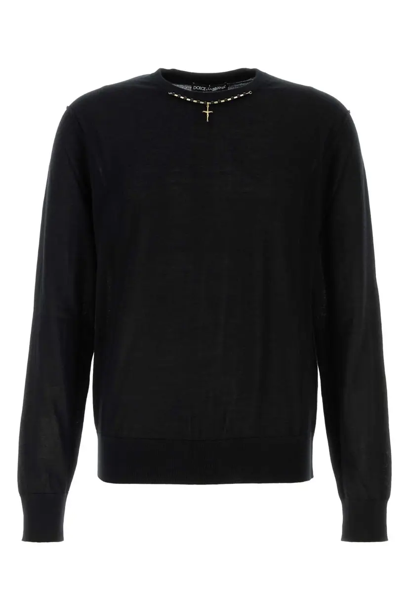 Dolce & Gabbana Dolce & Gabbana Strikkegensere – Svart