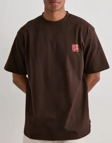 Woodbird Woodbird Wbbaine Nopa Tee T-skjorte med trykk Brun