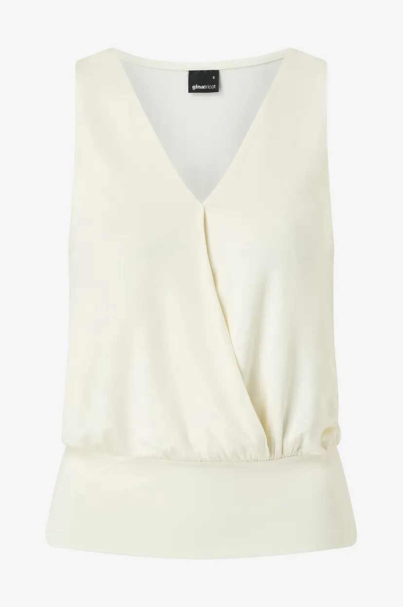 Gina Tricot Topp Cuff Detail - Hvit