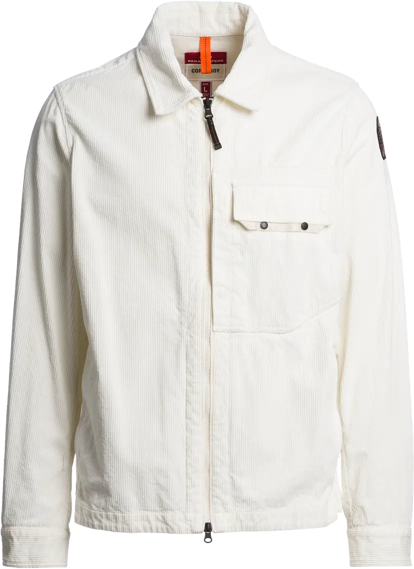 Parajumpers Parajumpers Men's Galross Corduroy Overshirt Warm Ivory