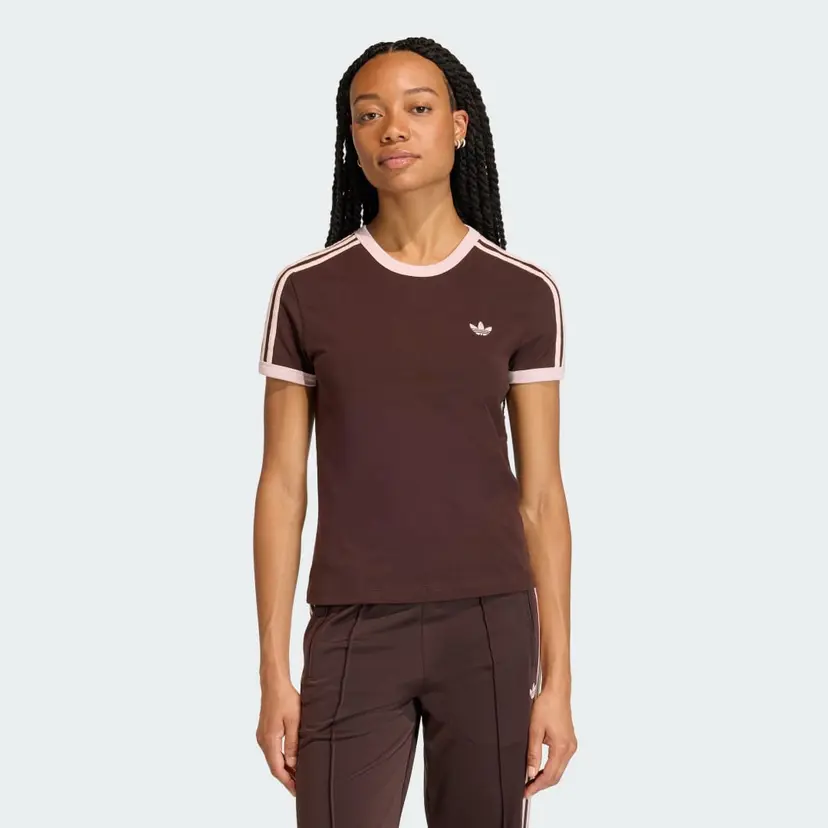 Adidas 3 STRIPES SLIM T-SKJORTE