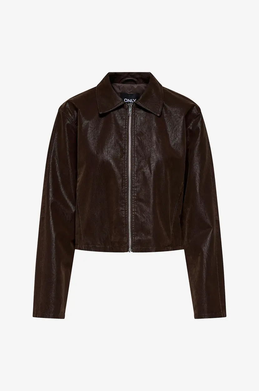 ONLY Jakke onlJona Faux Suede - Brun