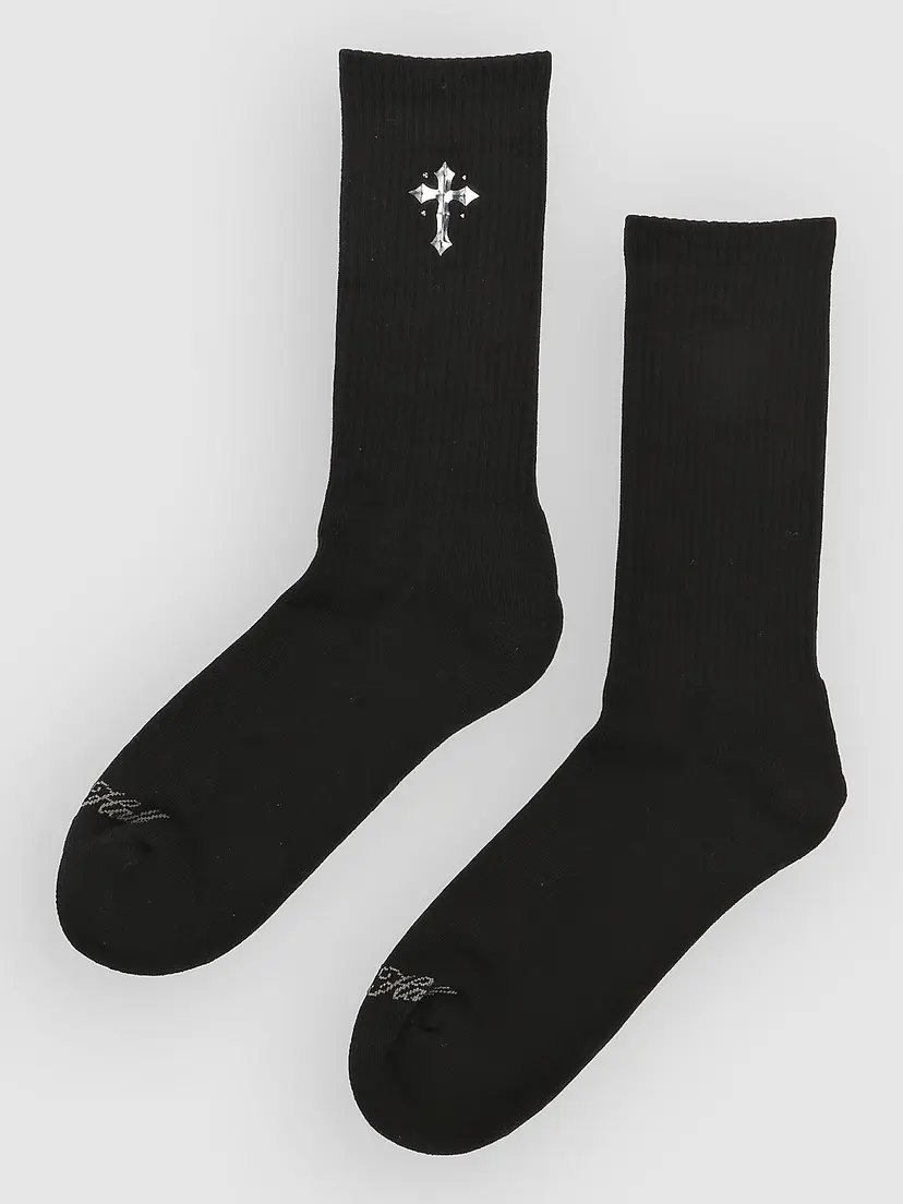Ninth Hall Ninth Hall Metal Cross Socks svart