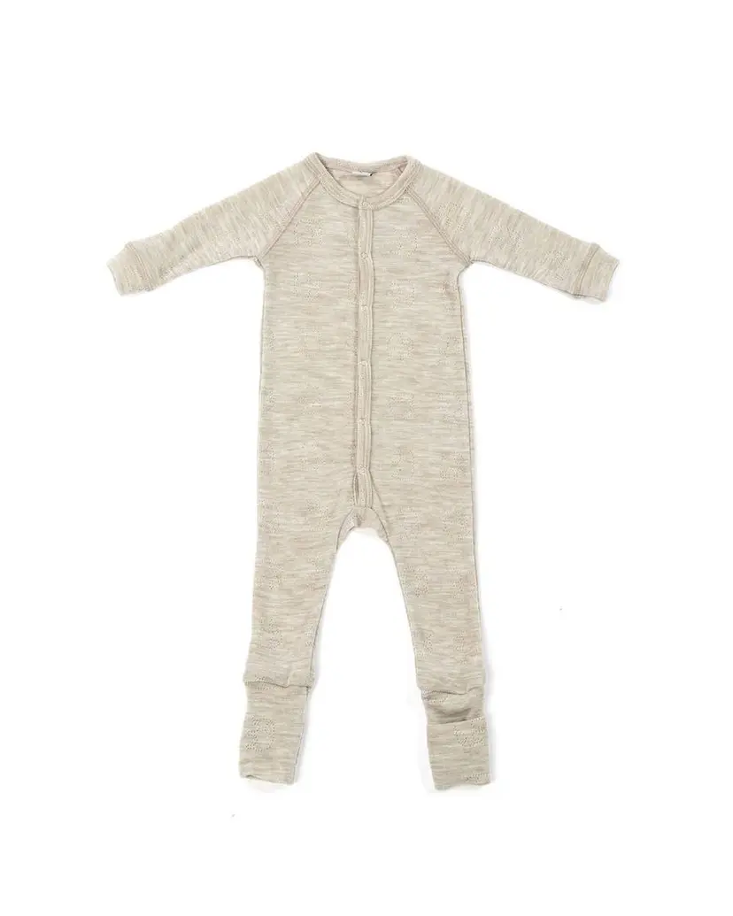 Smallstuff Smallstuff Pysjamas Ull Natur (Prematur: 44)