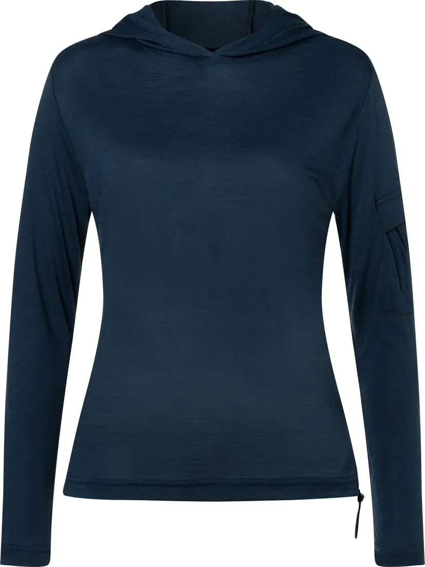 Super.Natural super.natural Women's Relax Light Pocket Hoodie Blueberry