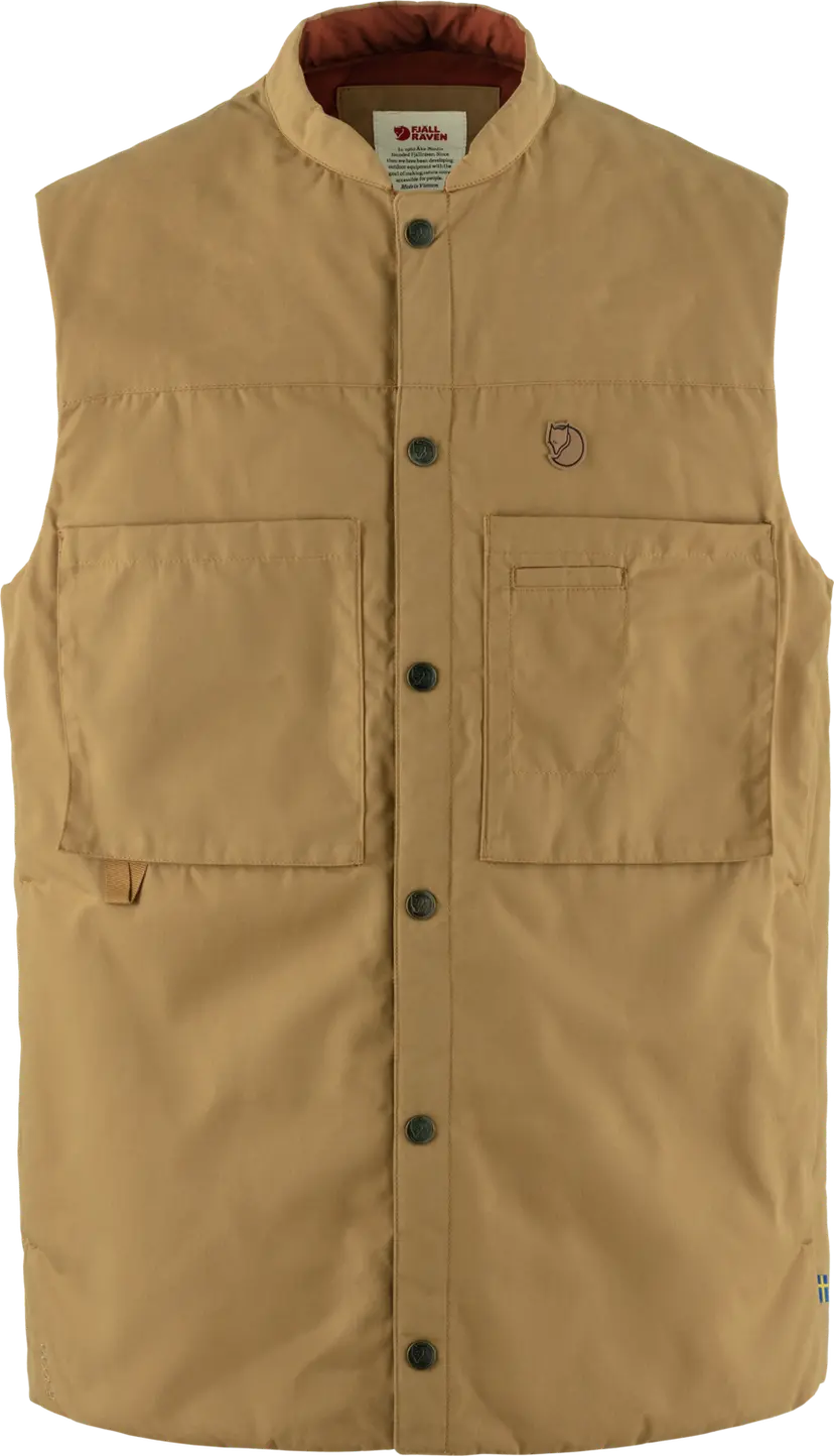Fjällräven Fjällräven Men's Singi Padded Vest Buckwheat Brown