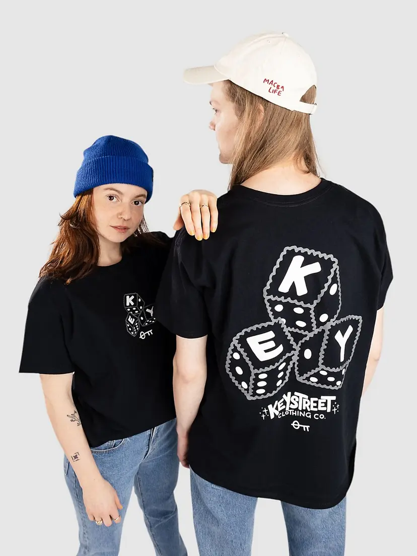 Key Street Key Street Dice T-skjorte svart