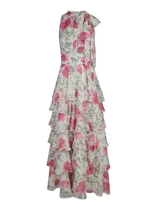 Neo Noir Neo Noir - Marli Big Flower Dress - Creme