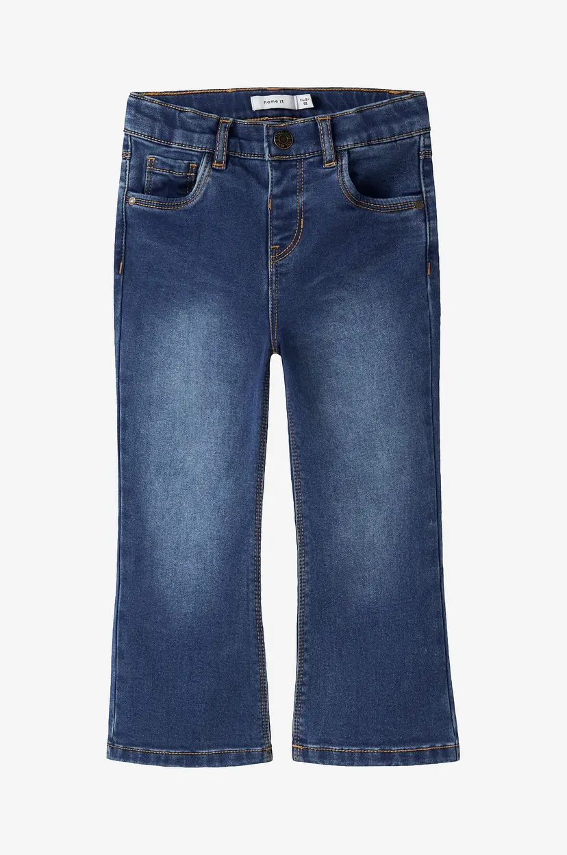 NAME IT Boot cut jeans nmfSalli Boot Fleece 9981-an - Blå