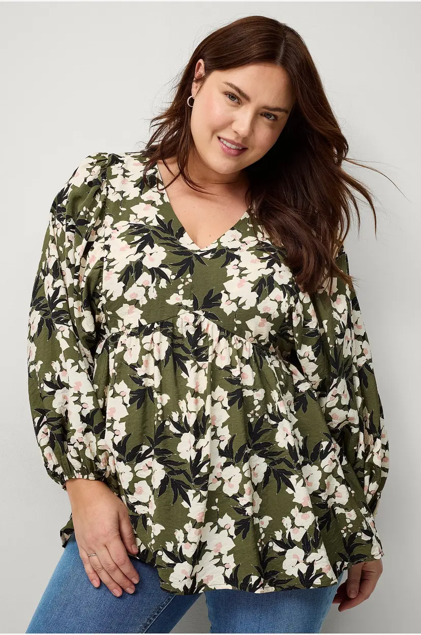 Ellos Plus collection Tunika Tunic Mia - Grønn