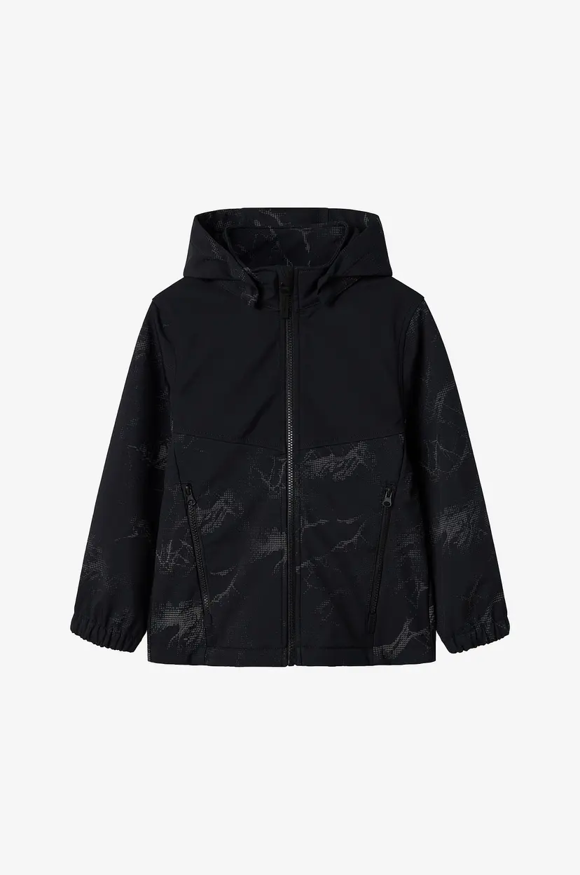 NAME IT Jakke nkmAlfa08 Softshell - Svart