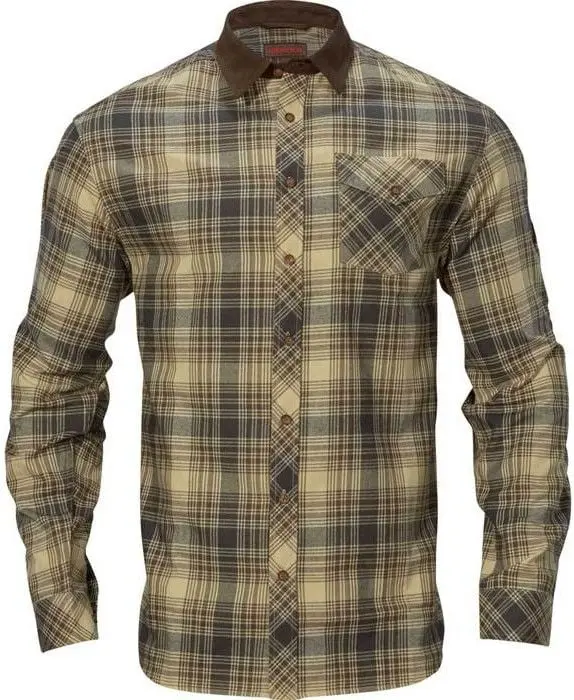 Härkila Härkila M's Driven Hunt Flannel Shirt Light Teak