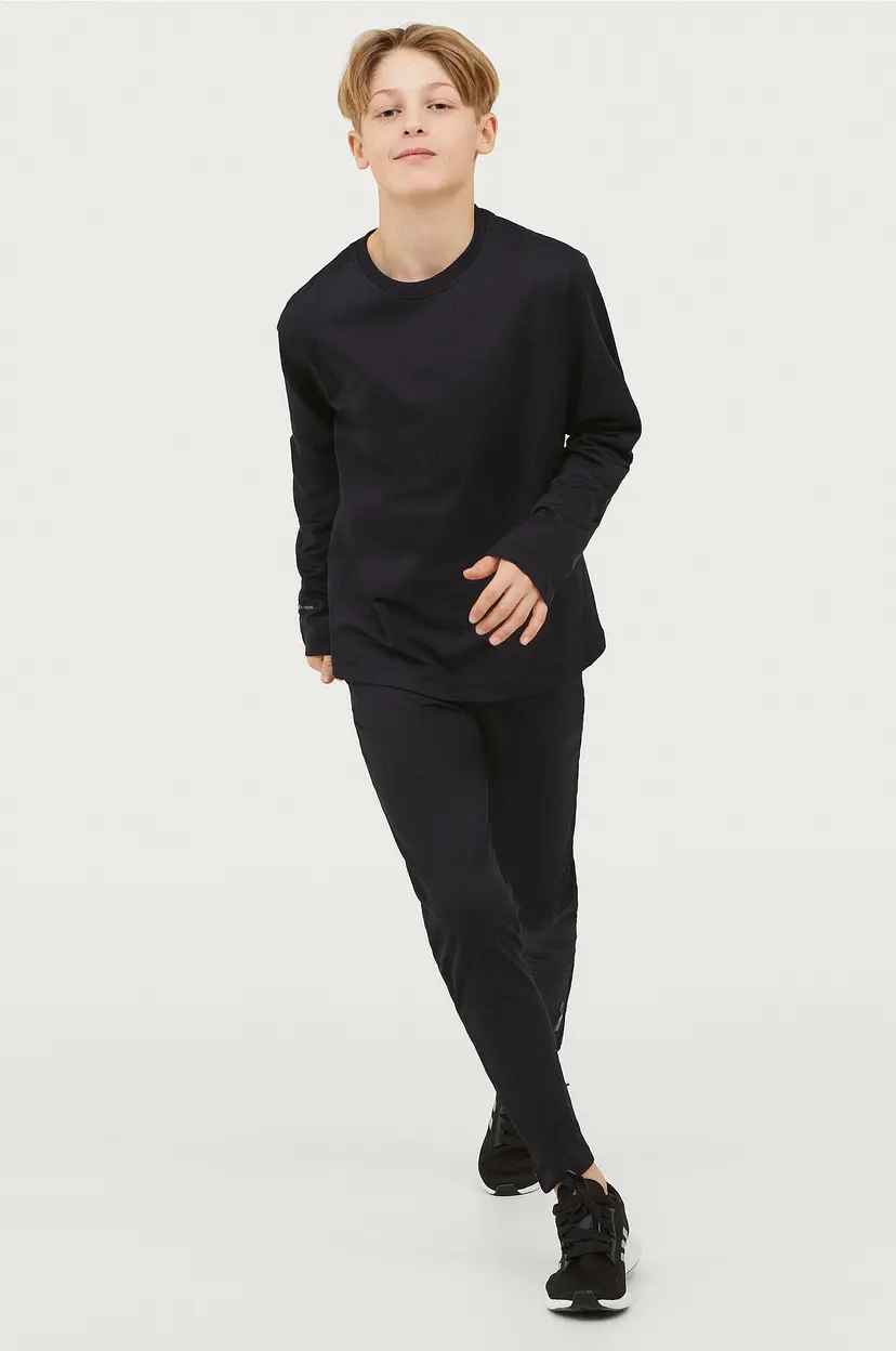Áhkká Bukse Winter Fleece Pants Kids - Svart