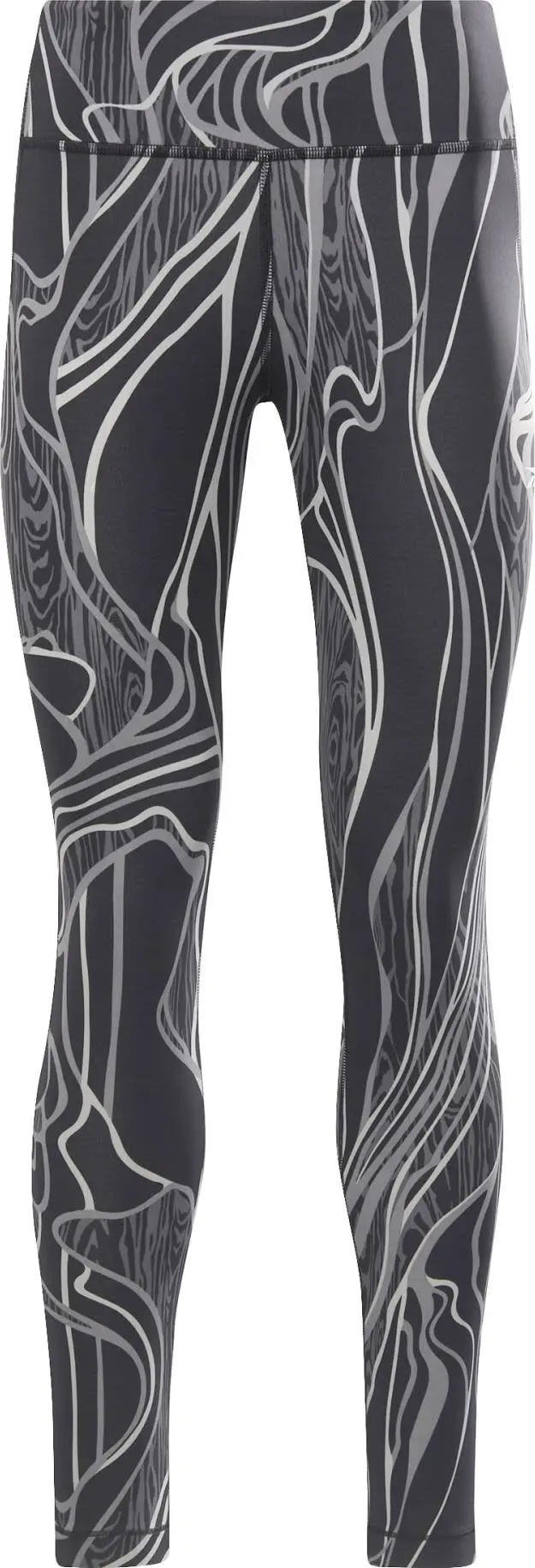 Reebok Reebok Women's Lux Perform Nature Grown Print Mid-Rise Leggings Black