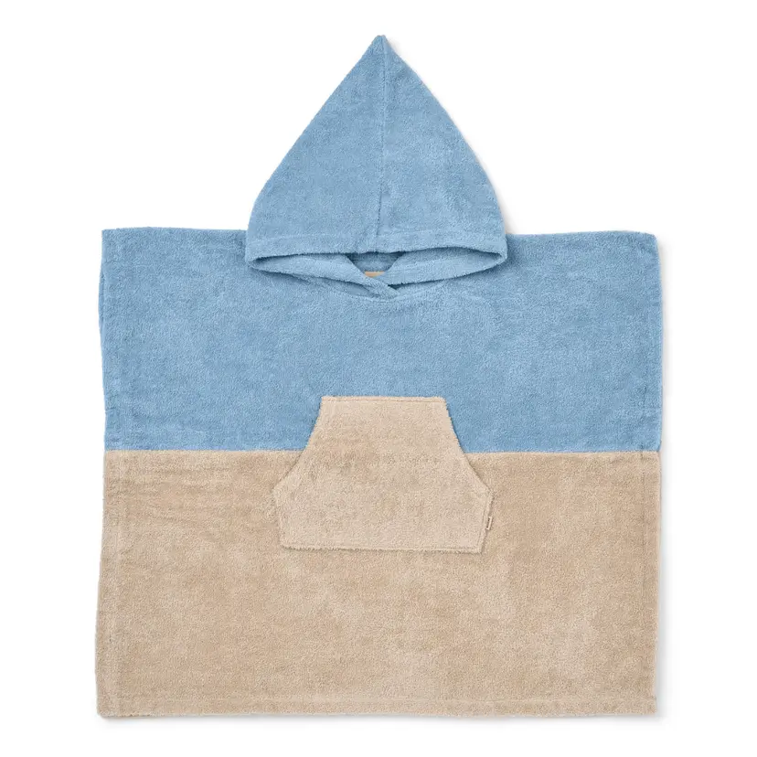 Wheat Wheat - Badeponcho Terry Blue Summer