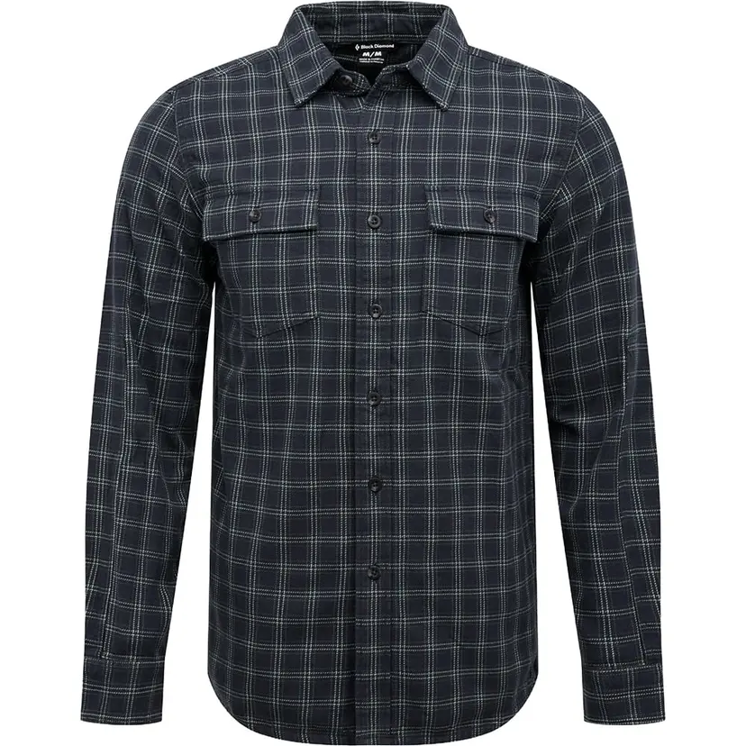Black Diamond Black Diamond M Project Twill Ls Shirt Charcoal-Citron