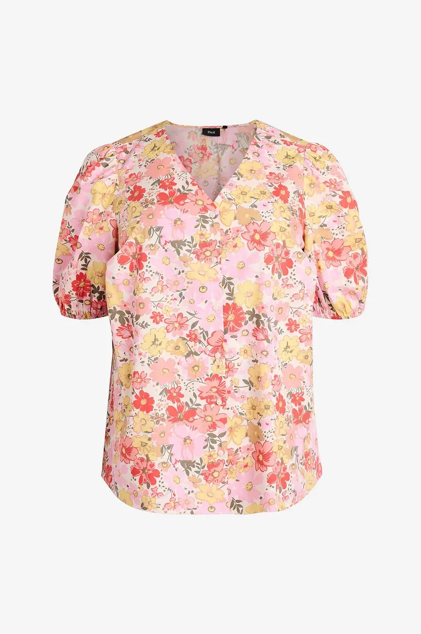 Zizzi Bluse mMaddie - Rosa