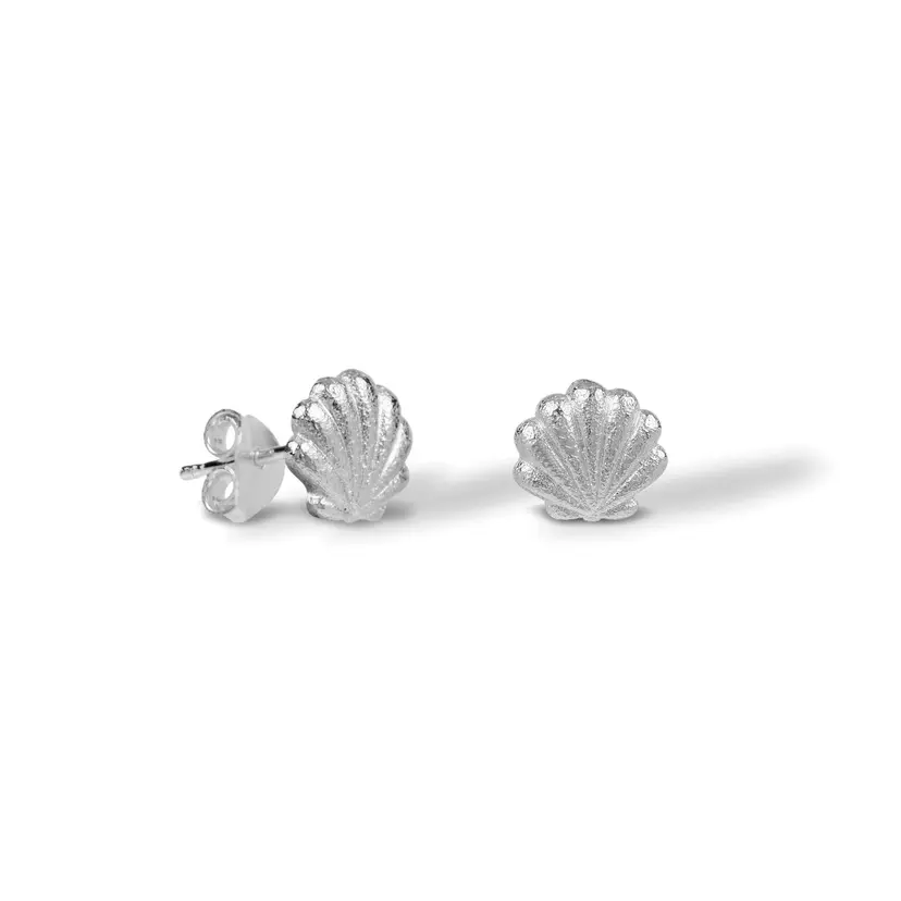 Blossom Blossom - Sey Shell sølv ørestik med musling - 21911665