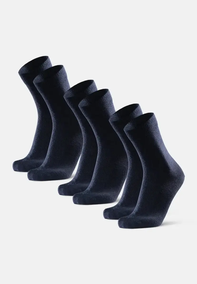 DANISH ENDURANCE DANISH ENDURANCE Merino Crew Strømper, Navy Blå, 43-47