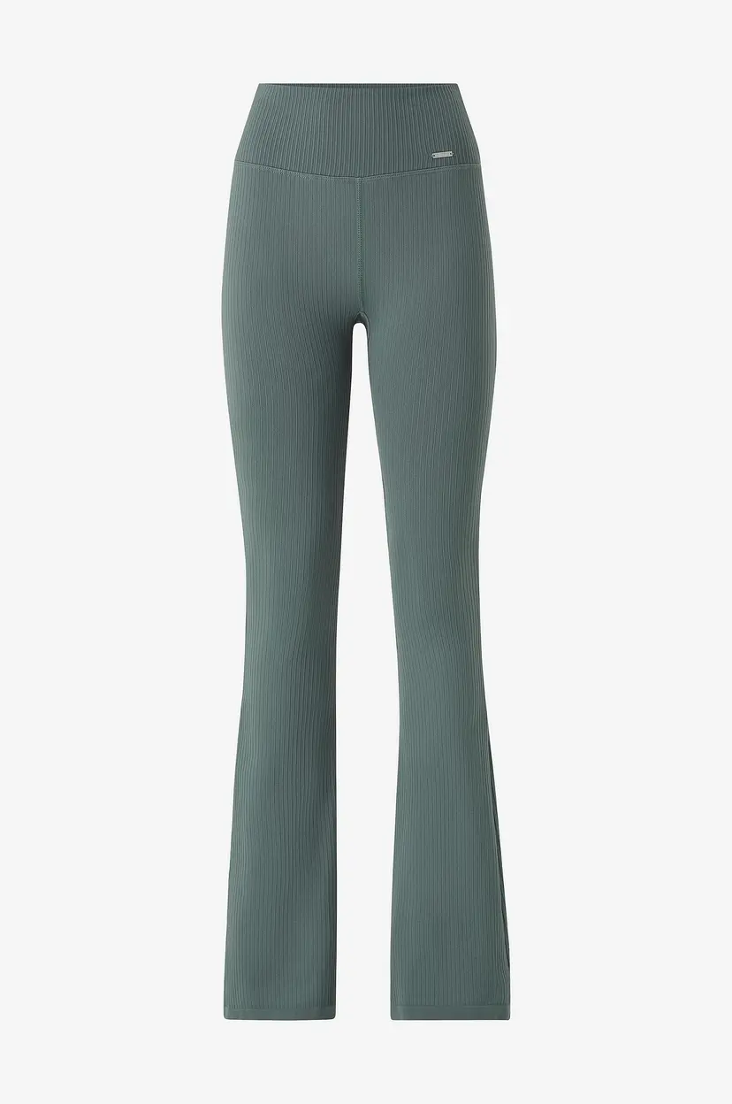 Aim'n Treningstights Ribbed Seamless Flare Tights - Grønn