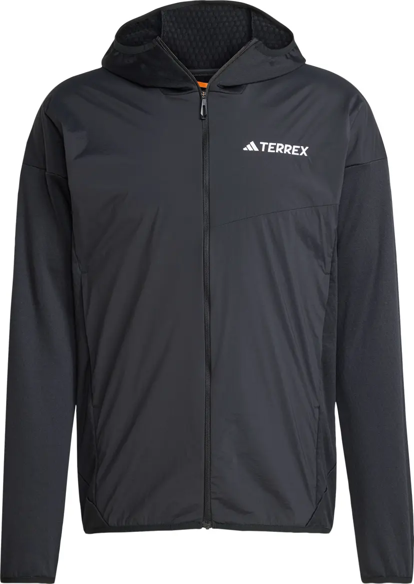 Adidas Adidas Men's Terrex Xperior Climawarm+ Wind Light Fleece Hooded Jacket Black