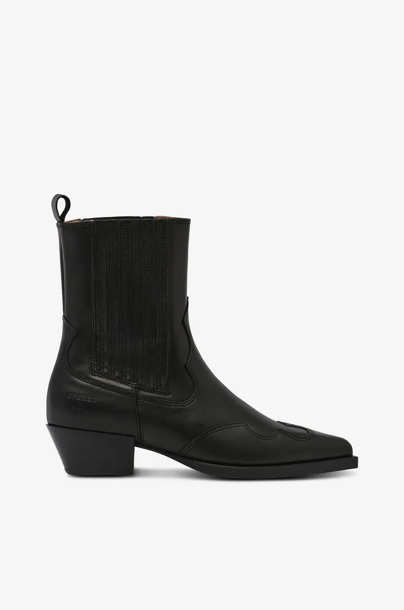 Copenhagen Studios Boots Cph284 x Toni Garrn - Leather - Svart