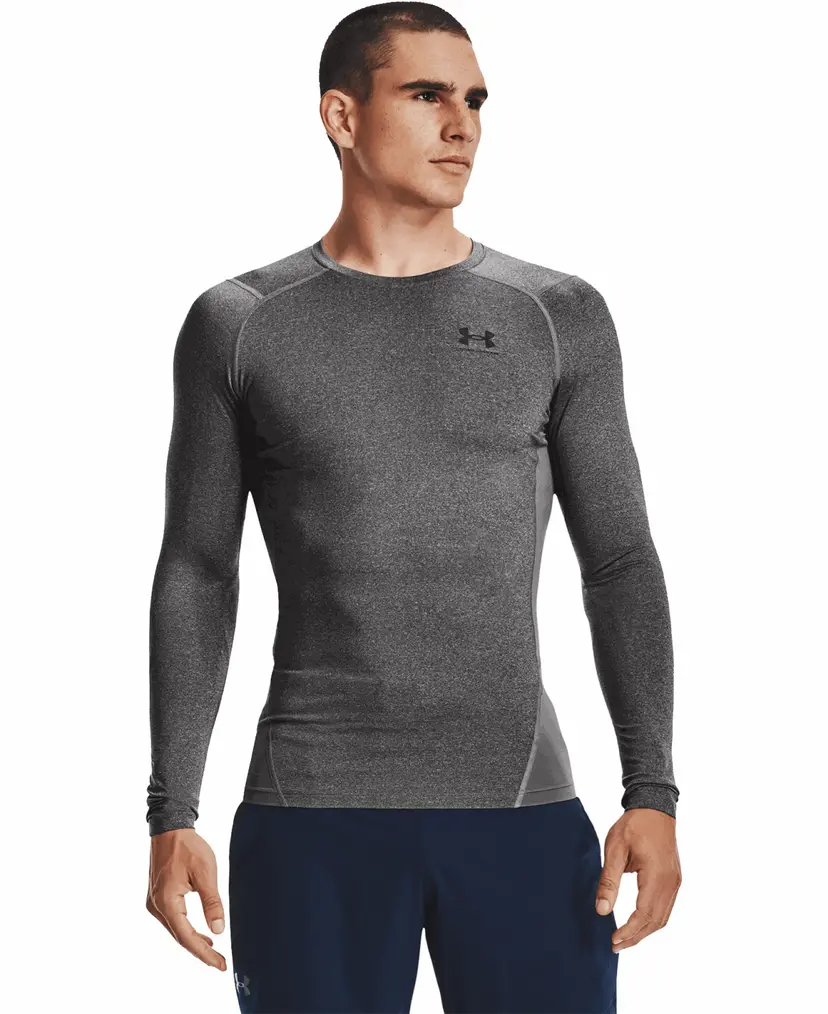 Under Armour Under Armour HeatGear Armour Comp LS Carbon Heather/Black