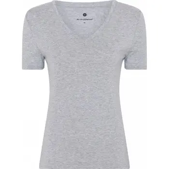 JBS of Denmark JBS of Denmark Bamboo V-neck Women Slim T-shirt Lysgrå X-Large Dame