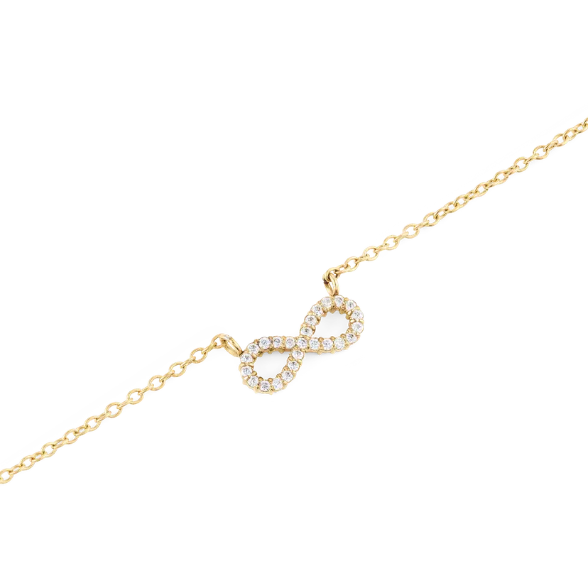 Daniel Wellington Gold Necklace Mirelle Infinity | DW